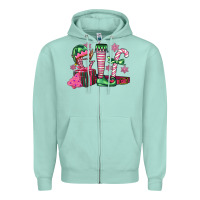 Seafoam elf Zipper Hoodie - FaDigitalArtStudio