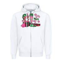 White elf Zipper Hoodie - FaDigitalArtStudio