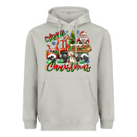 Moon Dust Merry Christmas  tractor Heavyweight Hoodie - CowhideDigitalArt