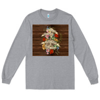 Heather Grey kinda emotional with skeleton Long Sleeve Tee - TumblerDesignByShophia