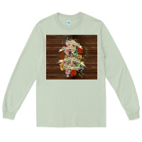 Matcha kinda emotional with skeleton Long Sleeve Tee - TumblerDesignByShophia