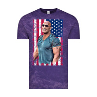 Cloud Purple Dwayne The Rock Johnson Men Gift Vintage Tee - maiPhamDesign