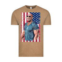 Vintage Coffee Dwayne The Rock Johnson Men Gift Vintage Tee - maiPhamDesign