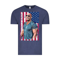 Vintage Denim Dwayne The Rock Johnson Men Gift Vintage Tee - maiPhamDesign
