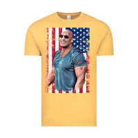 Vintage Mustard Dwayne The Rock Johnson Men Gift Vintage Tee - maiPhamDesign
