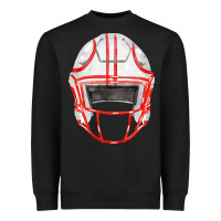 Black football helmet fa element Heavyweight Sweatshirt - FaDigitalArtStudio