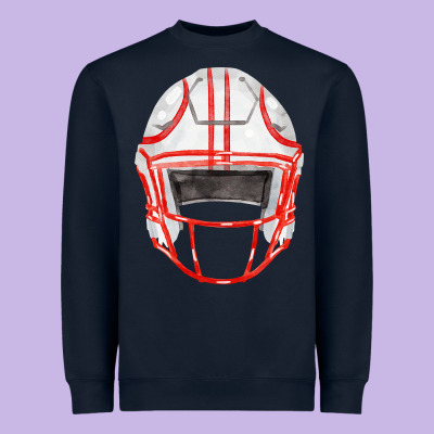 Football Helmet Fa Element Heavyweight Sweatshirt Designed By Fadigitalartstudio
