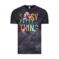Cloud Black sassy little thing Vintage Tee - RanaPortraitStore