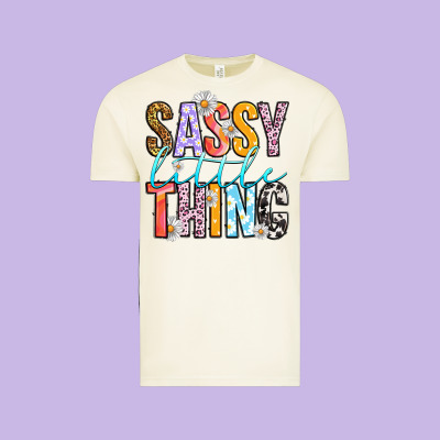 Sassy Little Thing Vintage Tee Designed By Ranaportraitstore