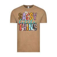 Vintage Coffee sassy little thing Vintage Tee - RanaPortraitStore