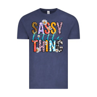 Vintage Denim sassy little thing Vintage Tee - RanaPortraitStore