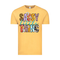 Vintage Mustard sassy little thing Vintage Tee - RanaPortraitStore
