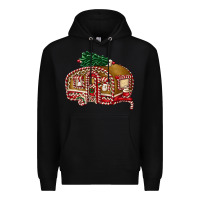 Black caravan gingerbread Premium Hoodie - FaDigitalArtStudio
