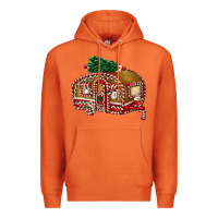 Carrot caravan gingerbread Premium Hoodie - FaDigitalArtStudio
