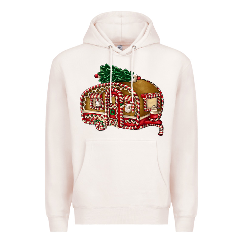 Caravan Gingerbread Premium Hoodie by FaDigitalArtStudio | Teevron