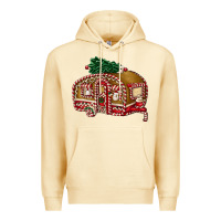 Pina Colada caravan gingerbread Premium Hoodie - FaDigitalArtStudio