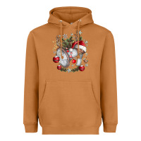 Meerkat Merry Christmas Heavyweight Hoodie - CowhideDigitalArt