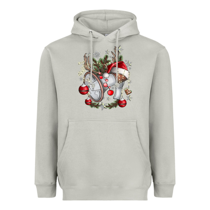 Merry Christmas Heavyweight Hoodie by CowhideDigitalArt | Teevron