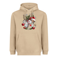 Mushroom Merry Christmas Heavyweight Hoodie - CowhideDigitalArt