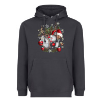 Smoke Merry Christmas Heavyweight Hoodie - CowhideDigitalArt