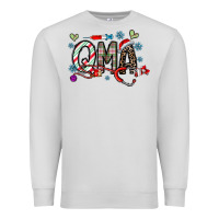 Dove Grey christmas nurse qma Premium Sweatshirt - CowhideDigitalArt