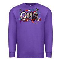 Purple christmas nurse qma Premium Sweatshirt - CowhideDigitalArt