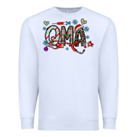 White christmas nurse qma Premium Sweatshirt - CowhideDigitalArt