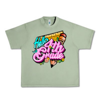 Oil Green hello 4th grade Urban Heavy Tee - JahusDesignShop