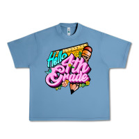 Pebble Blue hello 4th grade Urban Heavy Tee - JahusDesignShop