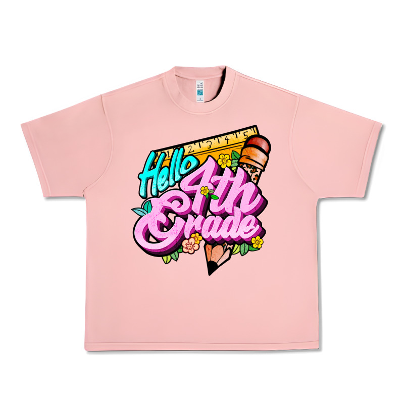 Hello 4th Grade Urban Heavy Tee by JahusDesignShop | Teevron