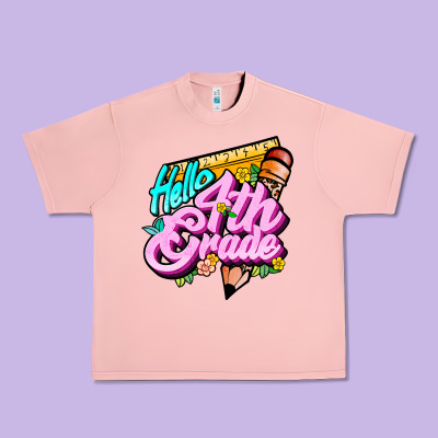 Hello 4th Grade Urban Heavy Tee Designed By Jahusdesignshop
