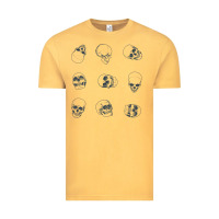 Vintage Mustard Skulls Vintage Tee - maiPhamDesign