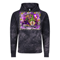 Cloud Black Mardi Gras gnome on the truck Vintage Hoodie - NancyCooperArtShop