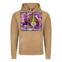 Vintage Camel Mardi Gras gnome on the truck Vintage Hoodie - NancyCooperArtShop