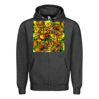 Charcoal Heather St. Patrick's Chicken With Pot Of Gold Zipper Hoodie - FaDigitalArtStudio