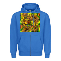 True Royal St. Patrick's Chicken With Pot Of Gold Zipper Hoodie - FaDigitalArtStudio