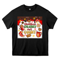 Black christmas calories don't count Heavy Core Tee - MaliasSmallBusiness
