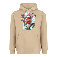 Mushroom merry Christmas gnome Heavyweight Hoodie - CowhideDigitalArt
