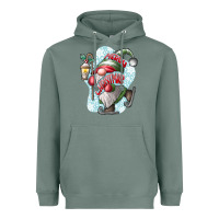 Sage merry Christmas gnome Heavyweight Hoodie - CowhideDigitalArt
