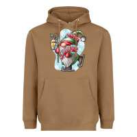 Toasted Coconut merry Christmas gnome Heavyweight Hoodie - CowhideDigitalArt