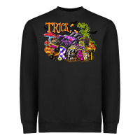 Black trick rawr treat Heavyweight Sweatshirt - FaDigitalArtStudio