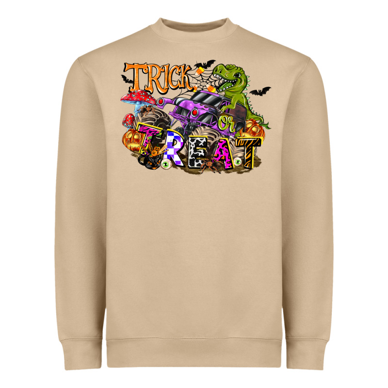 Trick Rawr Treat Heavyweight Sweatshirt by FaDigitalArtStudio | Teevron