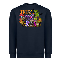 Navy trick rawr treat Heavyweight Sweatshirt - FaDigitalArtStudio