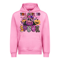 Fuchsia Pink wicked cute too cute to spook Urban Hoodie - BarkalooDesign