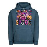 Pigment Midnight Navy wicked cute too cute to spook Urban Hoodie - BarkalooDesign