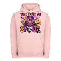 Pigment Salmon wicked cute too cute to spook Urban Hoodie - BarkalooDesign