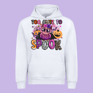 Wicked Cute Too Cute To Spook Urban Hoodie Designed By Barkaloodesign