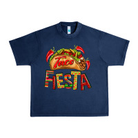 Navy Taco Fiesta Urban Heavy Tee - texasbilliewilder