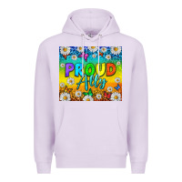 Lilac LGBTQ+ Proud Ally With Daisy Tumbler Premium Hoodie - BundleAndBundleShop