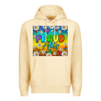 Pina Colada LGBTQ+ Proud Ally With Daisy Tumbler Premium Hoodie - BundleAndBundleShop